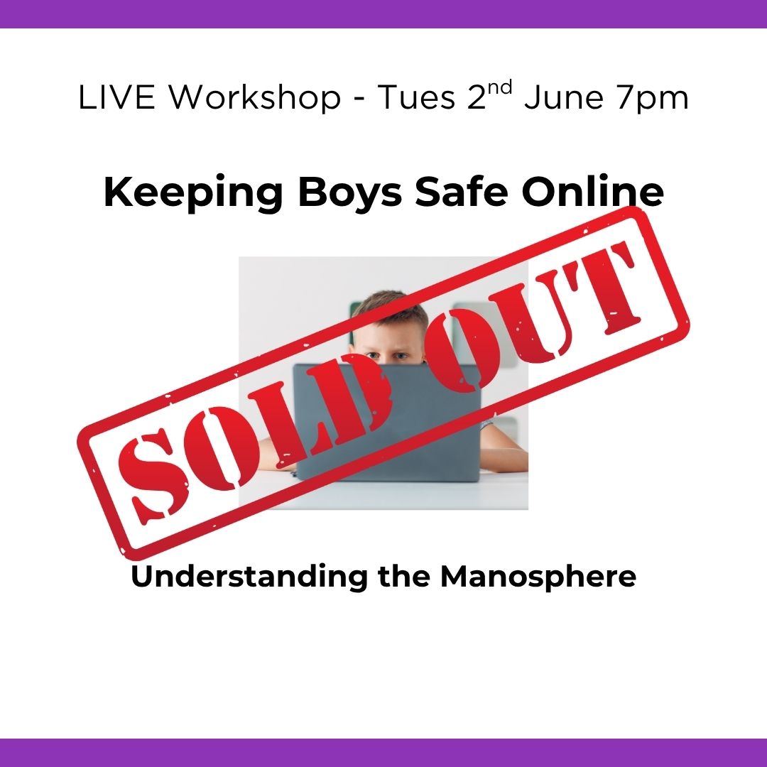 Keeping Boys Safe Online - LIVE Workshop (Includes FREE copy of Workbook) SOLD OUT